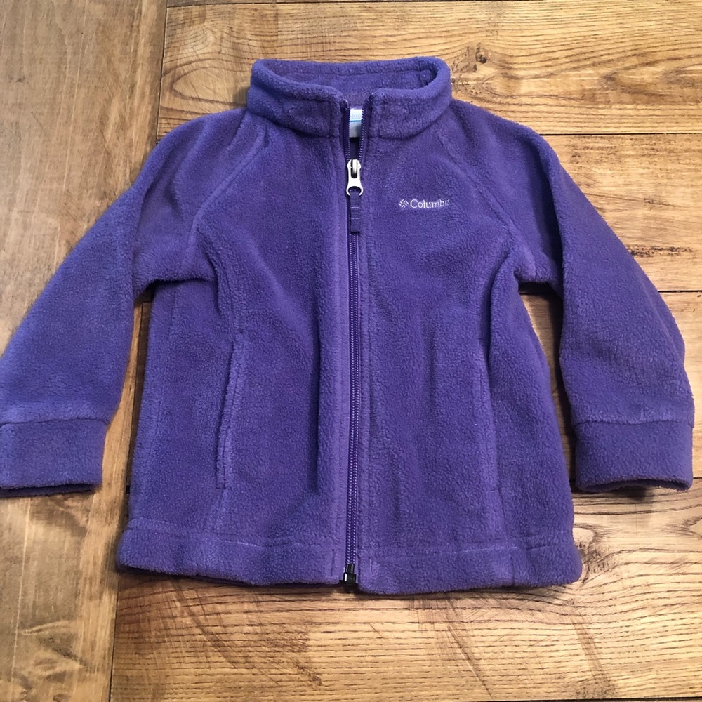 SOLD- Toddler Purple Columbia Fleece